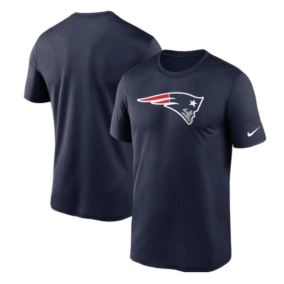 Men’s Nike NFL Patriots Navy Tee - Picture 1 of 4